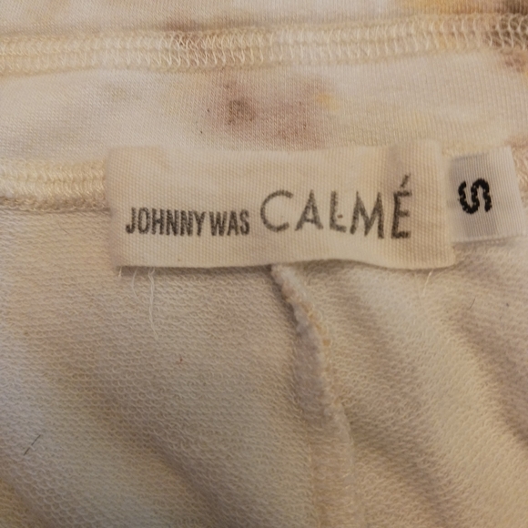 Johnny Was Calme lounge pants drawstring waist animal print - Picture 3 of 5